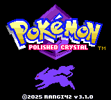 Pokemon Polished Crystal (Hack) — Title screen